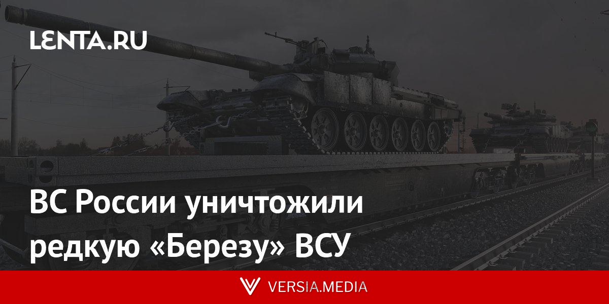 ВС России уничтожили редкую «Березу» ВСУ