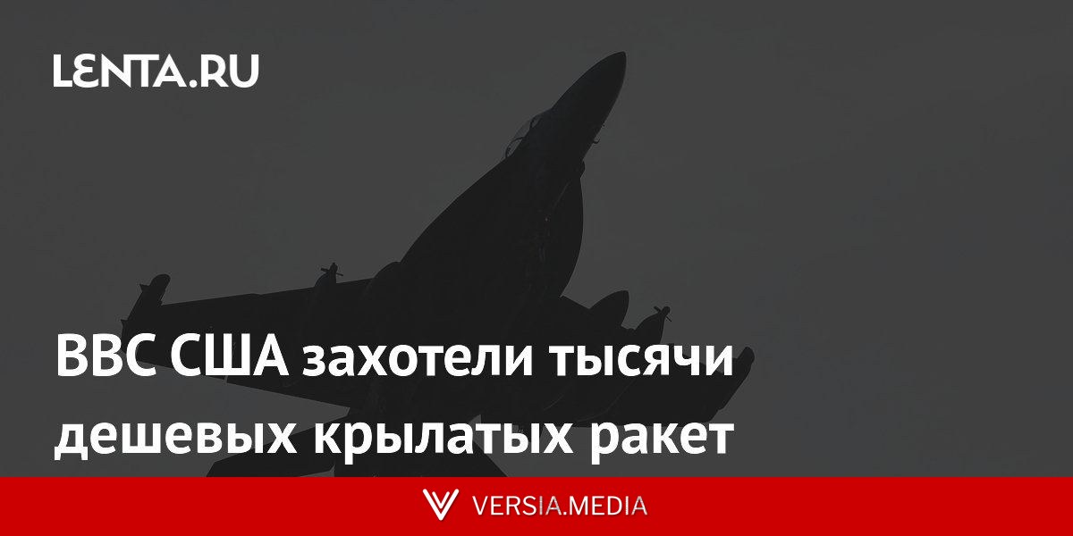 ВВС США захотели тысячи дешевых крылатых ракет