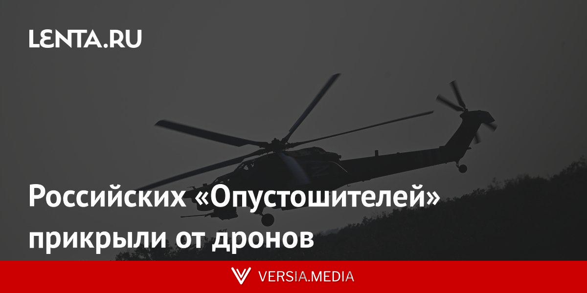 Российских «Опустошителей» прикрыли от дронов
