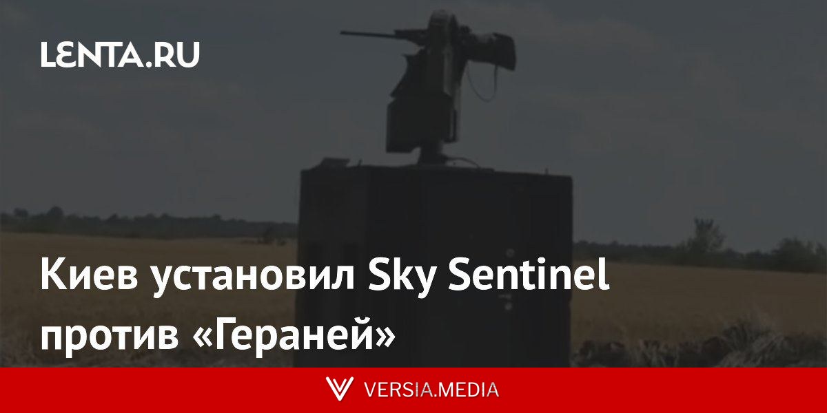 Киев установил Sky Sentinel против «Гераней»